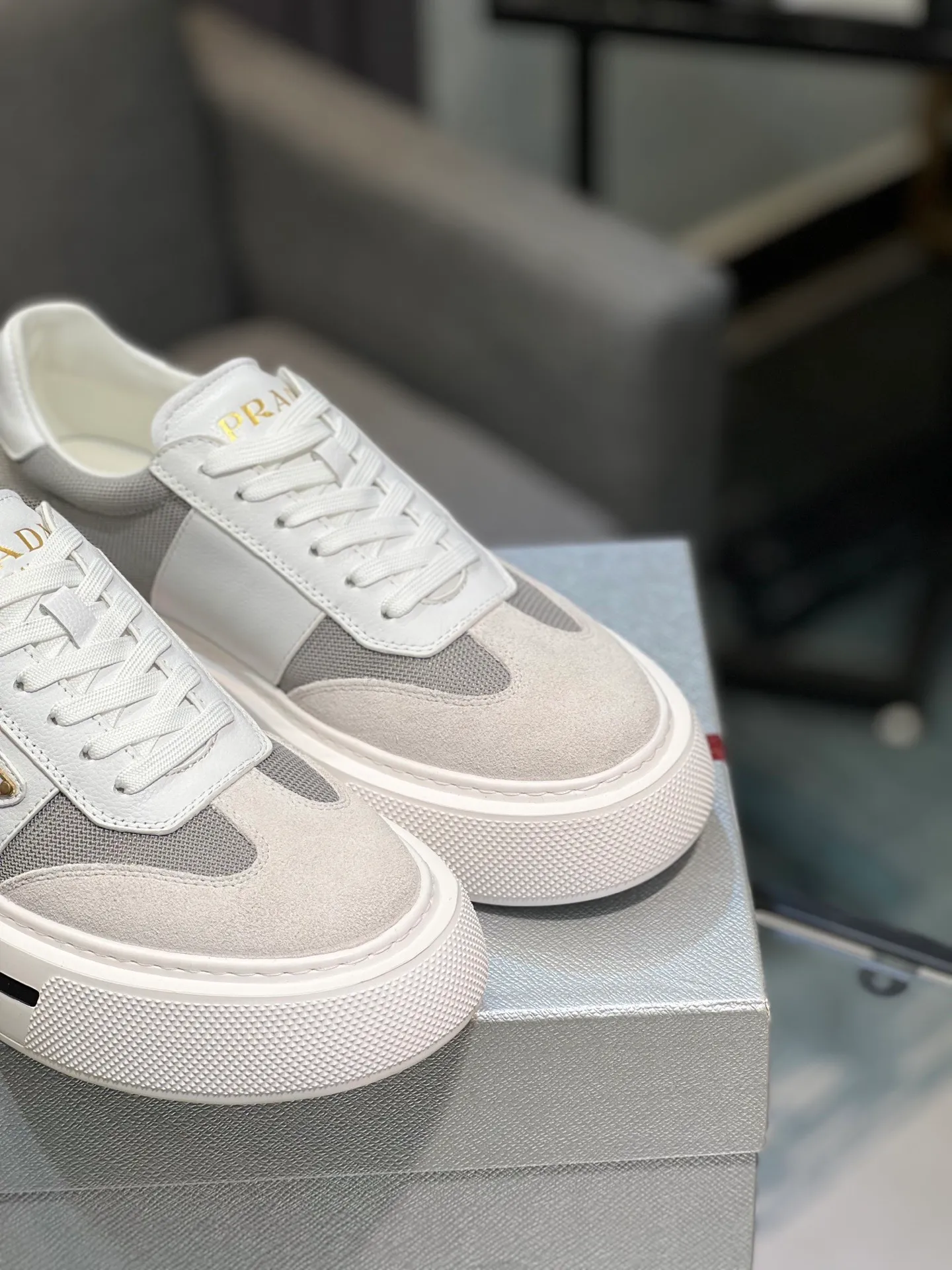 Men's shoes 💰580 [PRADA] Men's shoes are popular in the counter, the official website is synchronized, 1 high-quality shipment ✔️ Original frosted cowhide + cowhide lining, 1🆚1 replica, original sole, 38-45 (45 customized, non-refundable)